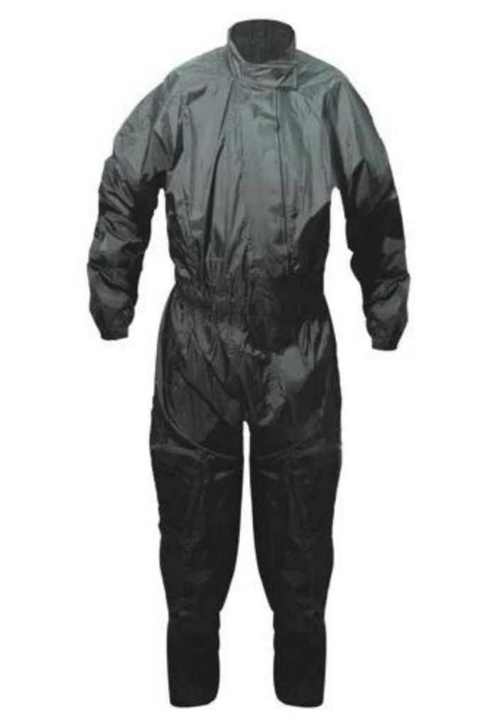 motorcycle touring rain gear - weis tempest oversuit
