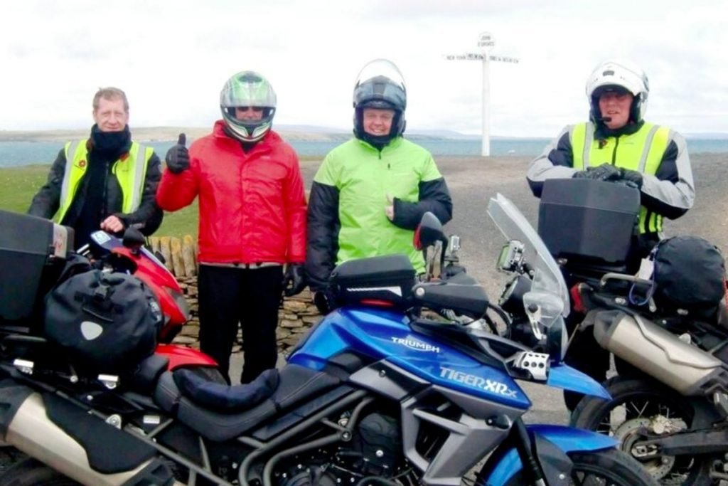 group of bikers scotland