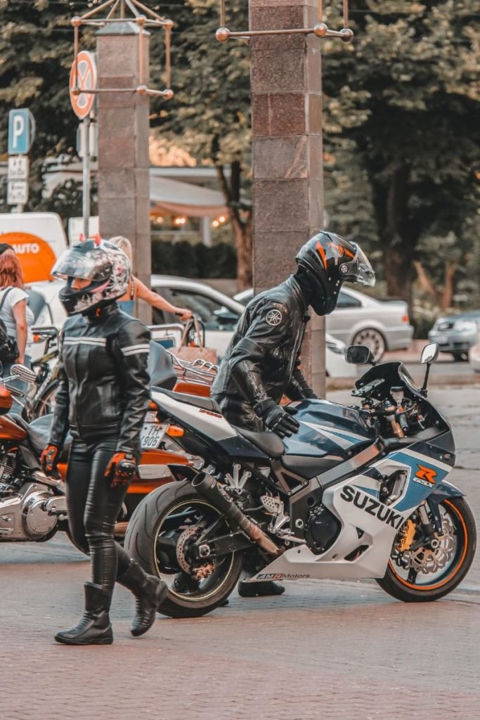 riders on group tour