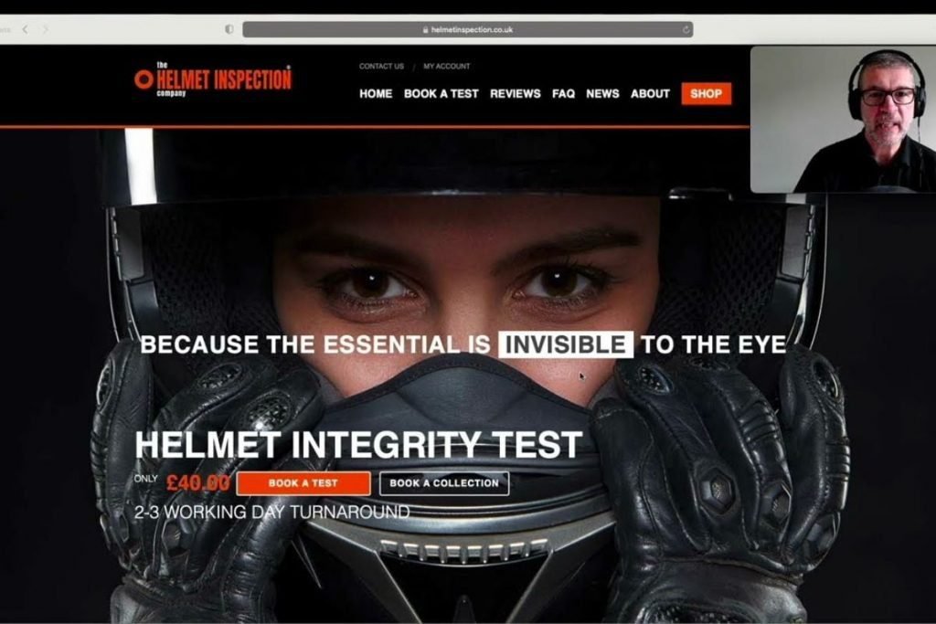 helmet inspection - inspect motorcycle helmet