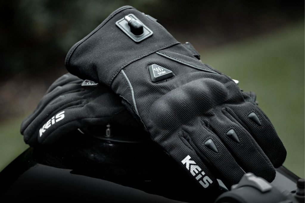 keis g701 heated motorcycle gloves - product