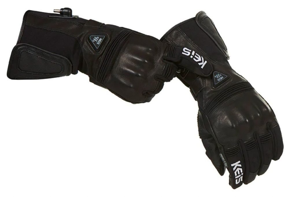 keis heated motorcycle gloves - g601