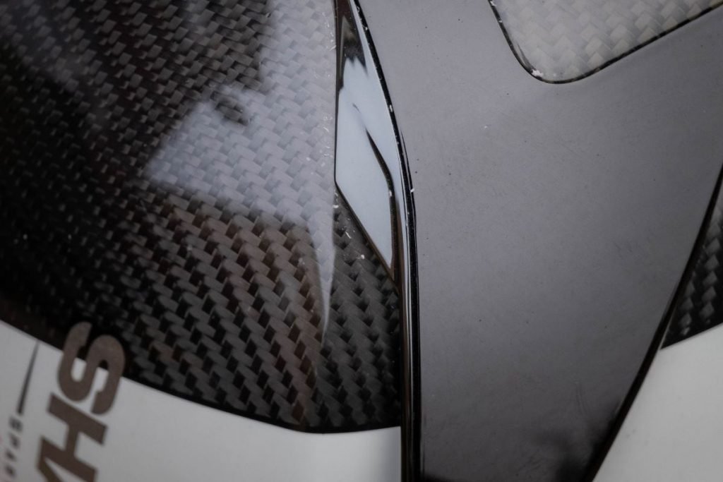 chipped shark lid