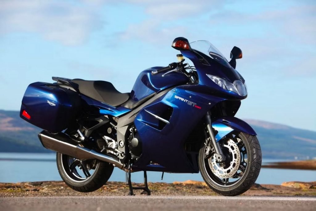 triumph motorcycles - sprint GT with luggage