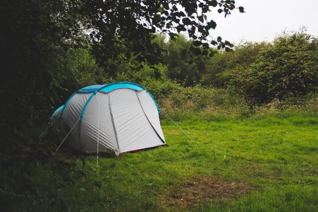 tent in field