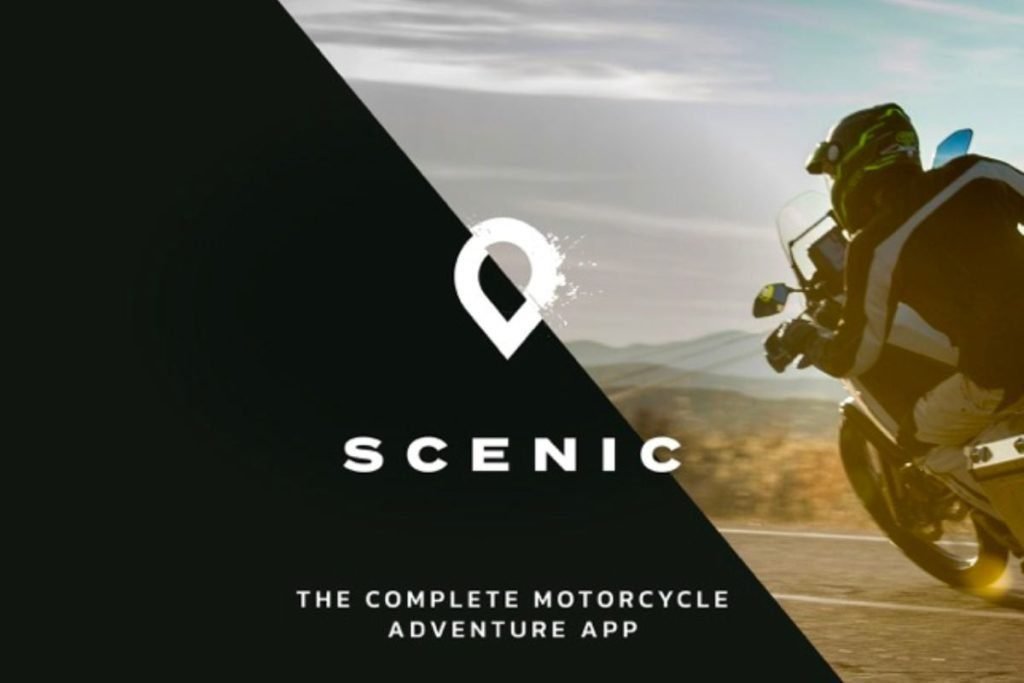 scenic motorcycle app website